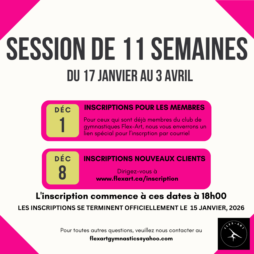 Winter Registration 2026 FR